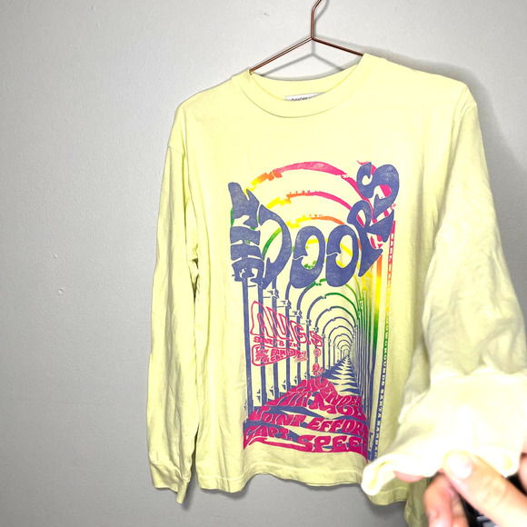 Daydreamer The Doors 1976 Oversized Long Sleeve Tee Tender Yellow Size Small - Picture 5 of 10